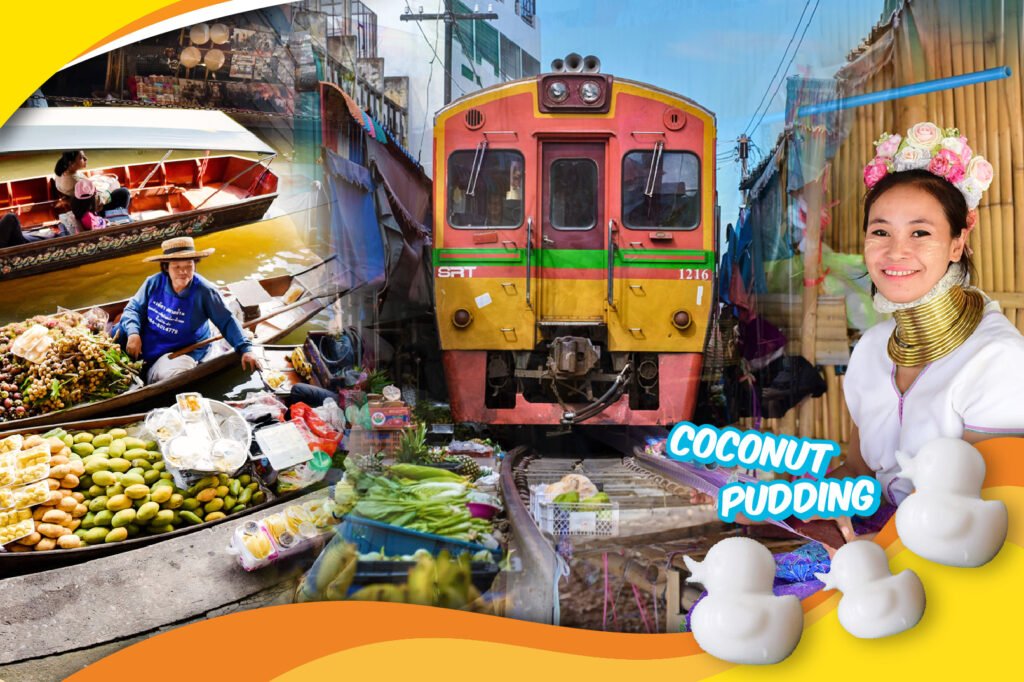 ダムヌンサドゥアック水上マーケット&メークロン市場日帰りツアー(ココナッツデザート付き)の料金と予約方法 ダムヌンサドゥアック水上マーケット&メークロン市場日帰りツアー(ココナッツデザート付き)の料金と予約方法